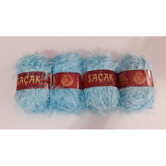 Aldemir Saçak Bebe Mavisi 4 Yumak (4 x 250gr) 1000gr Aldemir Saçak Bebe Mavisi 4 Yumak (4 x 250gr) 1000gr