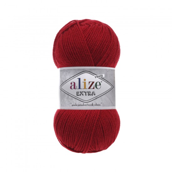 Alize Extra 106 Koyu Kırmızı Alize Extra 106 Koyu Kırmızı