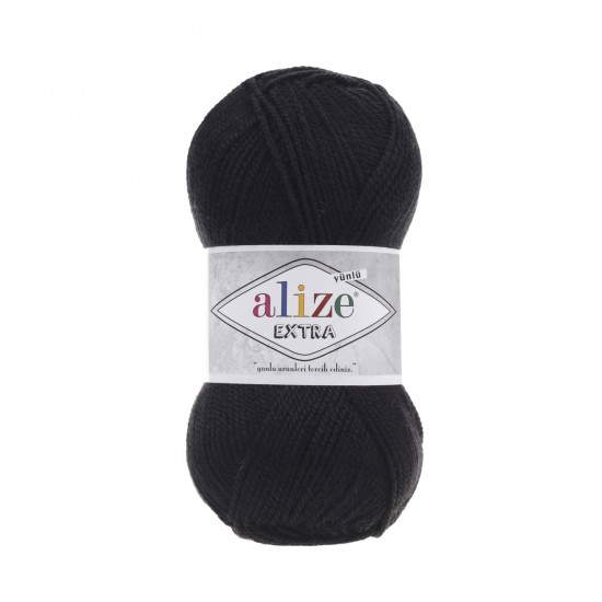 Alize Extra 60 Siyah Alize Extra 60 Siyah
