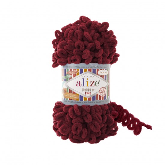 Alize Puffy Fine 107 Vişne Alize Puffy Fine 107 Vişne