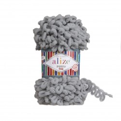 Alize Puffy Fine 343 Kömür Grisi