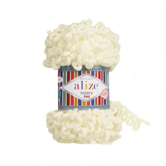Alize Puffy Fine 62 Açık Krem Alize Puffy Fine 62 Açık Krem