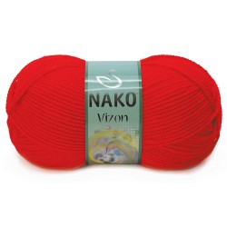 Nako Vizon 207 Alev Kırmızı Nako Vizon 207 Alev Kırmızı