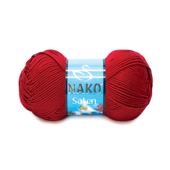 Nako Saten 1175 Koyu Kırmızı Nako Saten 1175 Koyu Kırmızı