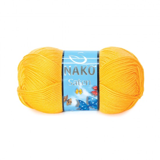 Nako Saten 184 Sarı Nako Saten 184 Sarı