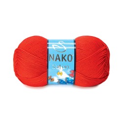 Nako Saten 207 Alev Kırmızı Nako Saten 207 Alev Kırmızı