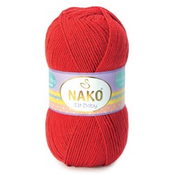 Nako Elit Baby 207 Alev Kırmızı Nako Elit Baby 207 Alev Kırmızı