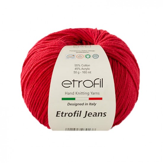 Etrofil Jeans 014 Koyu Kırmızı Etrofil Jeans 014 Koyu Kırmızı