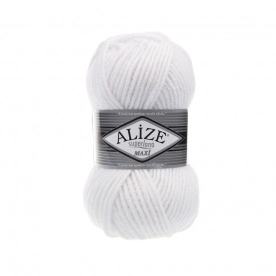 Alize Superlana Maxı 55 Beyaz Alize Superlana Maxı 55 Beyaz