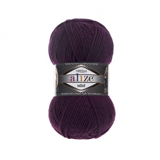 Alize Superlana Midi 111 Mürdüm Alize Superlana Midi 111 Mürdüm
