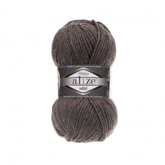 Alize Superlana Midi 240 Sütlü Kahve Melanj Alize Superlana Midi 240 Sütlü Kahve Melanj