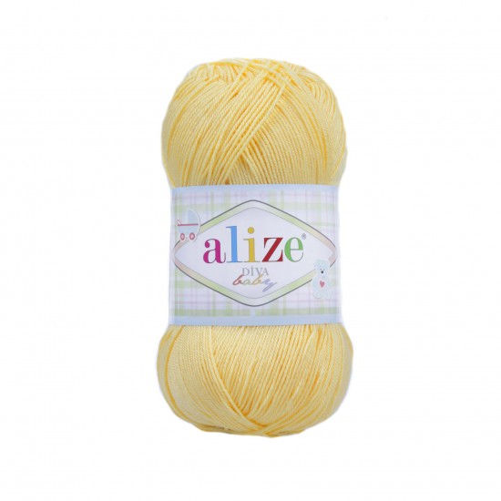 Alize Diva Baby 187 Sarı Alize Diva Baby 187 Sarı
