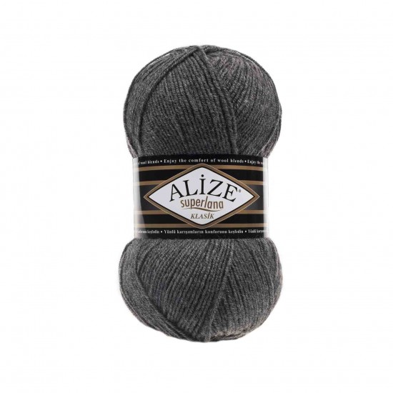Alize Superlana Klasik 182 Orta Gri Melanj Alize Superlana Klasik 182 Orta Gri Melanj