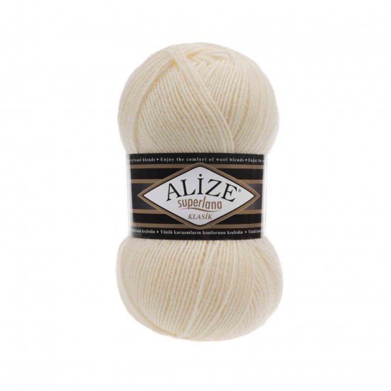 Alize Superlana Klasik 01 Krem Alize Superlana Klasik 01 Krem