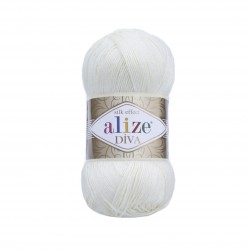 Alize Diva 1055 Şeker Beyaz Alize Diva 1055 Şeker Beyaz