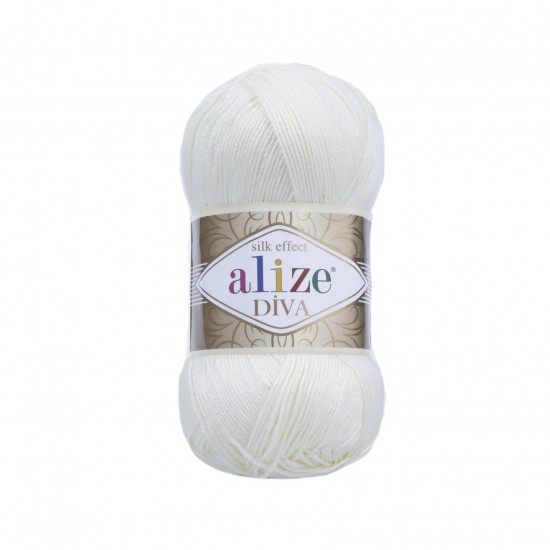 Alize Diva 1055 Şeker Beyaz Alize Diva 1055 Şeker Beyaz