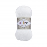 Alize Diva 55 Beyaz Alize Diva 55 Beyaz