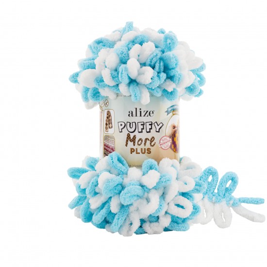 Alize Puffy More Plus 8001 (2'li Paket 500gr ) Alize Puffy More Plus 8001 (2'li Paket 500gr )