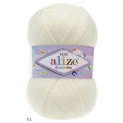 Alize Şekerim Bebe 01 Krem