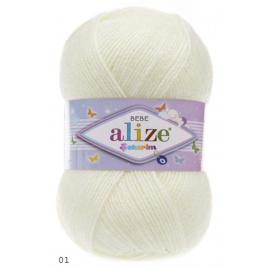 Alize Şekerim Bebe 01 Krem