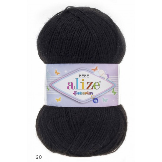 Alize Şekerim Bebe 60 Siyah