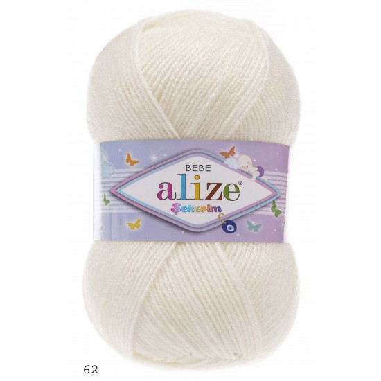 Alize Şekerim Bebe 62 Açık Krem