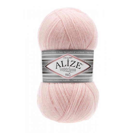 Alize Superlana Tığ 271 Pembe İnci
