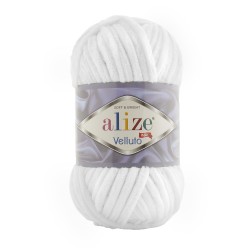 Alize Velluto  55 Beyaz