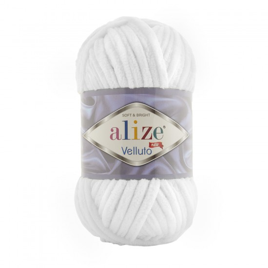 Alize Velluto  55 Beyaz