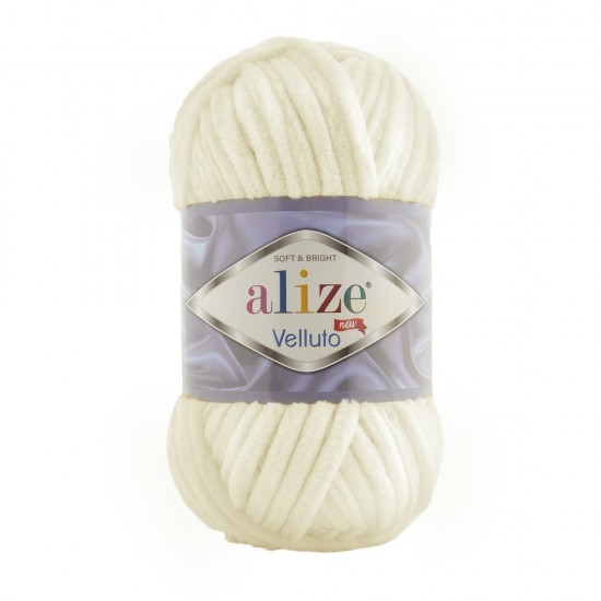 Alize Velluto  62 Açık Krem