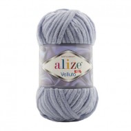 Alize Velluto  87 Koyu Gri