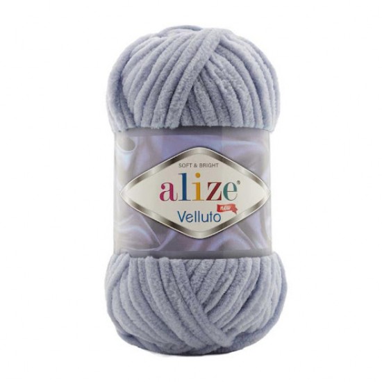 Alize Velluto  87 Koyu Gri