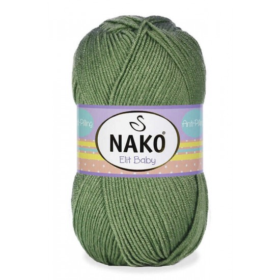 Nako Elit Baby 10307 Nilüfer Yaprağı Nako Elit Baby 10307 Nilüfer Yaprağı