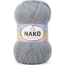 Nako Elit Baby 195 Açık Gri Melanj Nako Elit Baby 195 Açık Gri Melanj