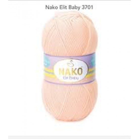 Nako Elit Baby 3701 Soft Şeftali Nako Elit Baby 3701 Soft Şeftali