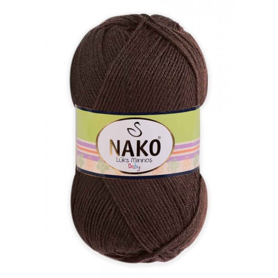 Nako Lüks Minnoş 1182 Kahverengi Nako Lüks Minnoş 1182 Kahverengi