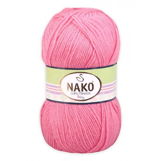 Nako Lüks Minnoş 236 Gül Pembe Nako Lüks Minnoş 236 Gül Pembe