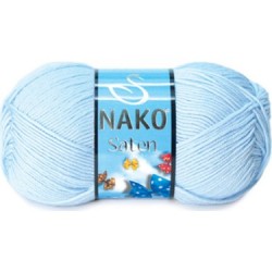 Nako Saten 1820 Açık Mavi Nako Saten 1820 Açık Mavi