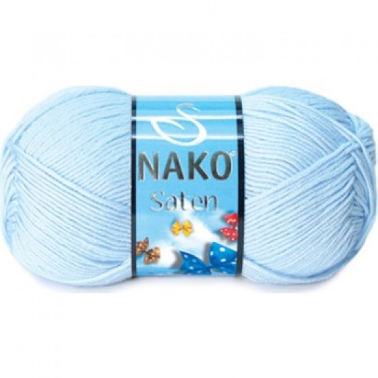 Nako Saten 1820 Açık Mavi Nako Saten 1820 Açık Mavi
