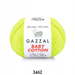 Gazzal Baby Cotton 3462 (50 gr) Gazzal Baby Cotton 3462 (50 gr)