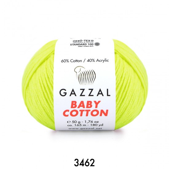 Gazzal Baby Cotton 3462 (50 gr) Gazzal Baby Cotton 3462 (50 gr)