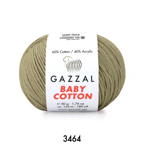 Gazzal Baby Cotton 3464 (50 gr) Gazzal Baby Cotton 3464 (50 gr)
