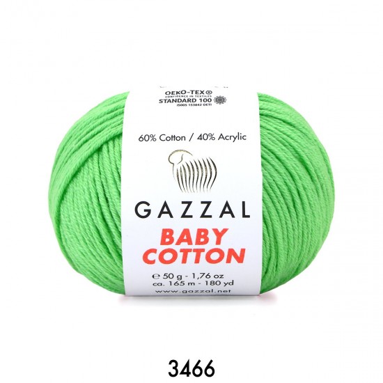 Gazzal Baby Cotton 3466 (50 gr) Gazzal Baby Cotton 3466 (50 gr)