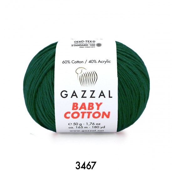 Gazzal Baby Cotton 3467 (50 gr) Gazzal Baby Cotton 3467 (50 gr)