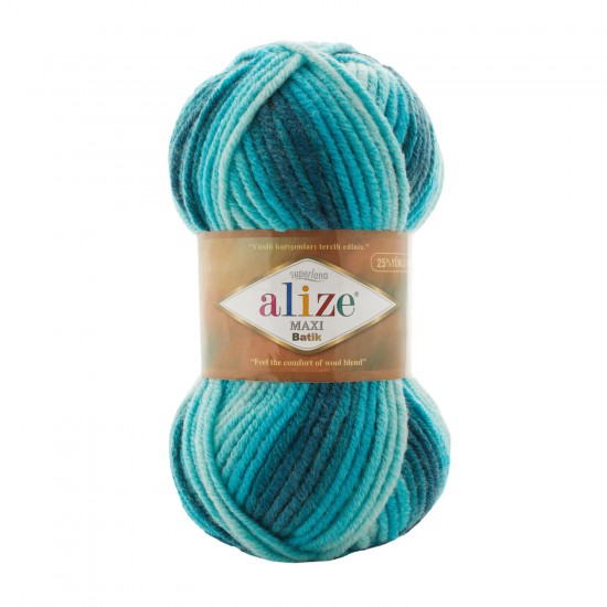 Alize Superlana Maxı Batik 7801 Alize Superlana Maxı Batik 7801
