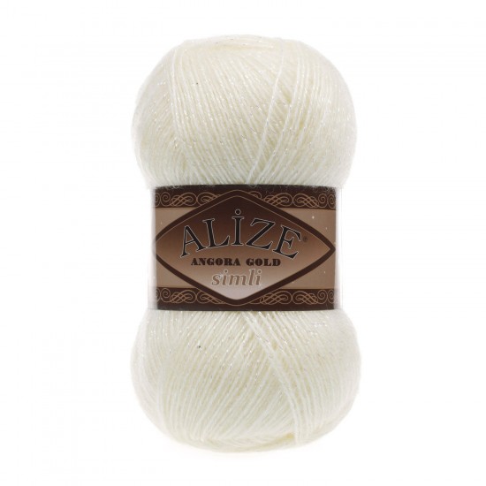 Alize Angora Gold Sim 01 Krem Alize Angora Gold Sim 01 Krem