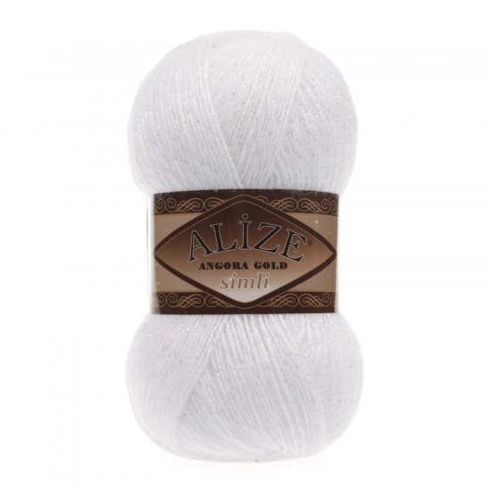 Alize Angora Gold Sim 55 Beyaz Alize Angora Gold Sim 55 Beyaz