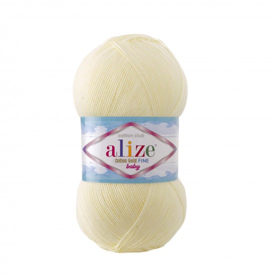 Alize Cotton Gold Fine Baby 01 Alize Cotton Gold Fine Baby 01