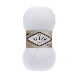 Alize Şal Sim 55 Beyaz Alize Şal Sim 55 Beyaz