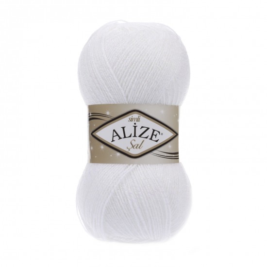 Alize Şal Sim 55 Beyaz Alize Şal Sim 55 Beyaz